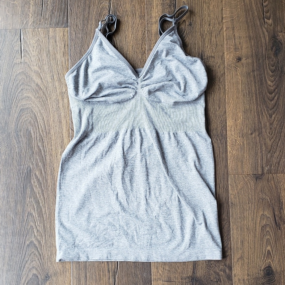 Gray nursing tank top, size Medium